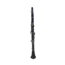 Bb Clarinet for Students, Hard Rubber, 17 Keys Nickel Plated, Clear Tone, Black
