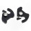 Black Rotating Motorcycle Latch Kit compatible with Harley Touring Models, Removable Mounting Hardware 1