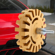 Disque de polissage en caoutchouc sans danger pour la peinture, 100 mm, compatible avec les perceuses, pour le décollage d'adhésifs sur carrosserie.