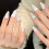 (XS) Glitter Blue False Nails - Sweet & Reusable 5
