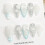 (XS) Glitter Blue False Nails - Sweet & Reusable 6