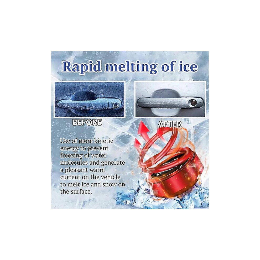 Portable Car Heater With Rotating Suspension For Localised Heating And Rapid Demisting 6901508511637