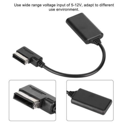 Bluetooth 5.0 AUX Adapter Compatible with AMI MMI MDIN Car Systems for Hands-Free Calling 2