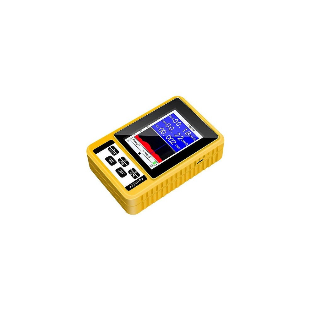 Radiation Detector Dosimeter With Cumulative Dose Alarm, 20Kev-3.0Mev Energy Range, Lcd Display For Laboratory Safety Monitoring 6901508531741