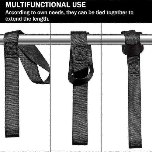 Heavy-Duty Soft Loop Straps, 6-Pack with 1500 lb Capacity Reinforced Stitching for Vehicle Cargo Security 2