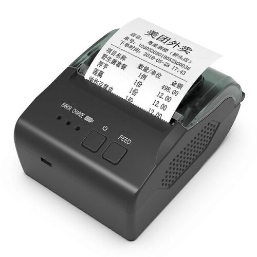 Handheld Thermal Printer USB Bluetooth Dual Connectivity 70mm/s for Receipts Barcodes Portable Use 1