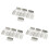 30 Pcs Home Office Silver Tone Metal Right Angle Drawer Lock Strike Plate 1