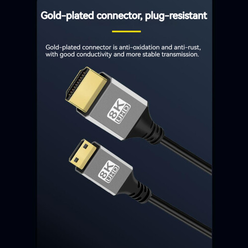 (0.5m) 8K HDMI Cable for Cameras & Projectors 2