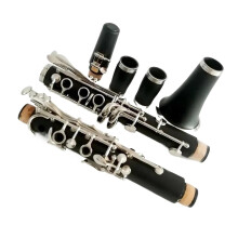 Bb Clarinet 17 Key ABS Bakelite for Beginners with Durable Nickel Finish and Canvas Case