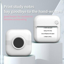 Stampante fotografica tascabile con batteria da 1000 mAh e stampa senza inchiostro per etichette e foto.