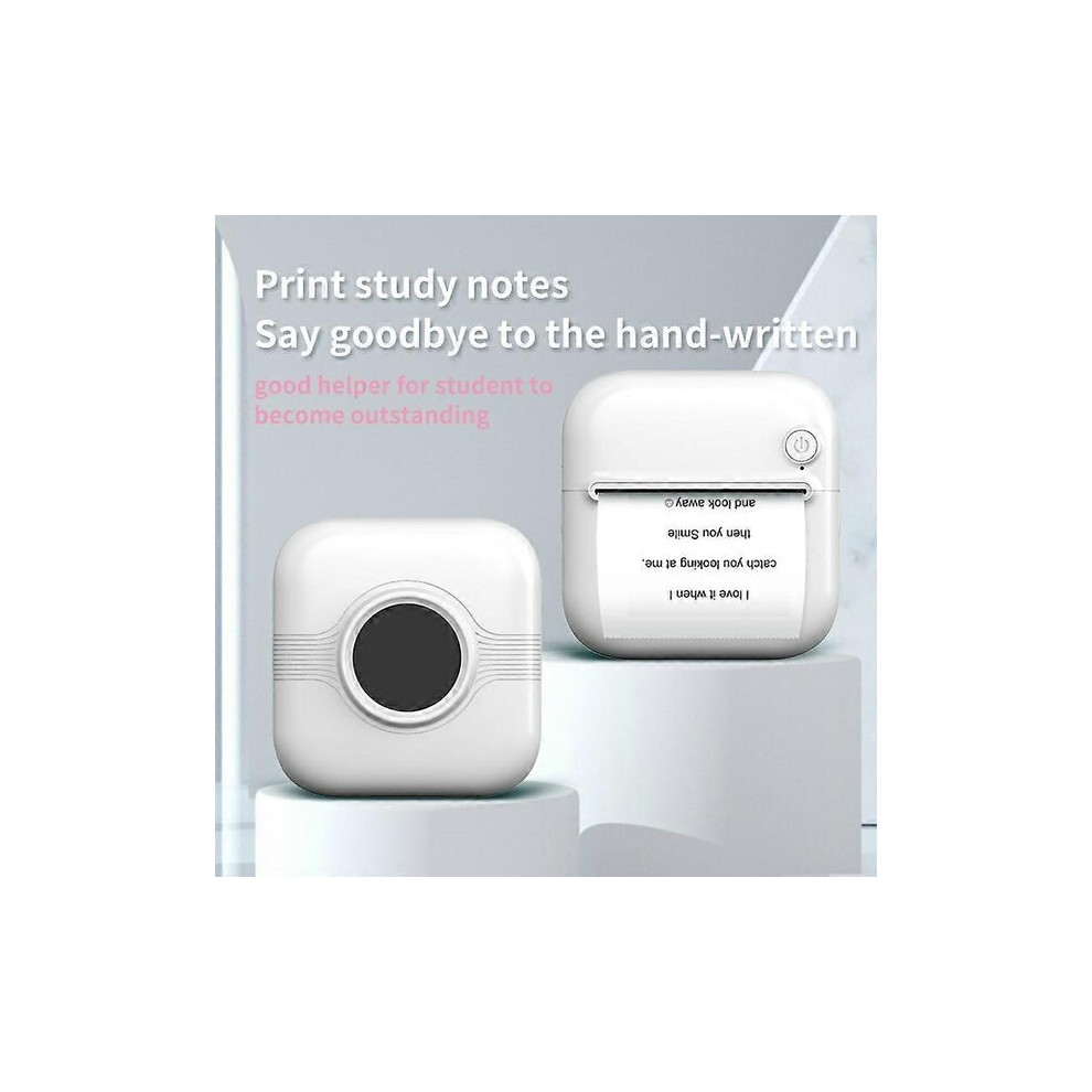 Pocket Photo Printer With 1000Mah Battery & Inkless Printing For Labels & Photos 6901508573345