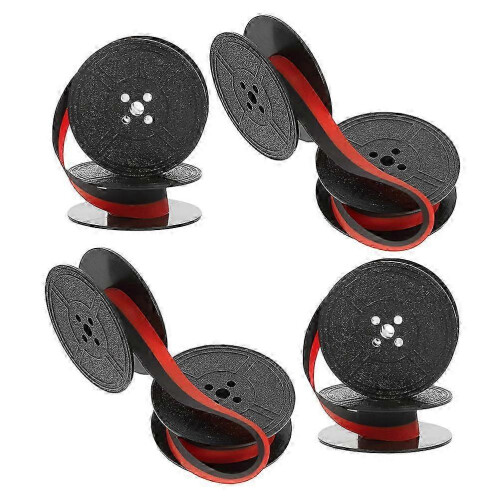 Nylon Typewriter Ribbon, Durable Replacement for Manual Electric Typewriters, 4-Pack Spool (Conversion Focus) 1