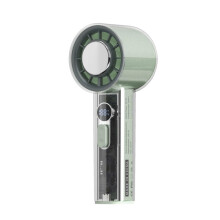 Portable Handheld Fan with Digital Display, Rechargeable 3000mAh Desk Cooling Fan for Camping