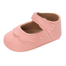 Baby Girl Shoes Pink Toddler Lightweight Comfortable Round Toe with Easy Hook and Loop Closure