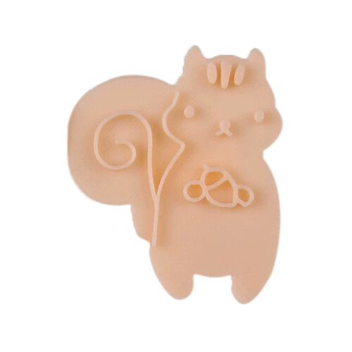 (squirrel) 3D Cartoon Cookie Cutter, Durable Baking Tool