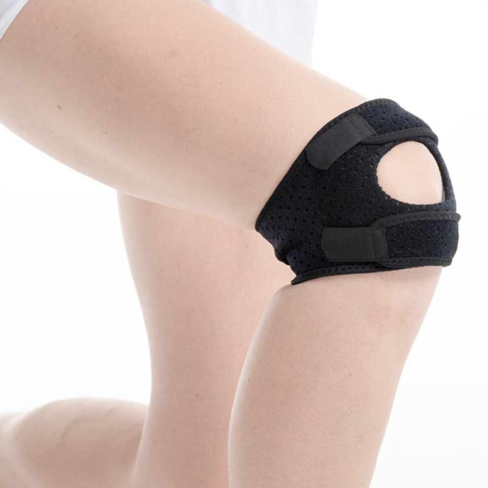 Roc-Electron Black (, Four Forks) Knee Brace For Pain Relief - Patella Strap Support