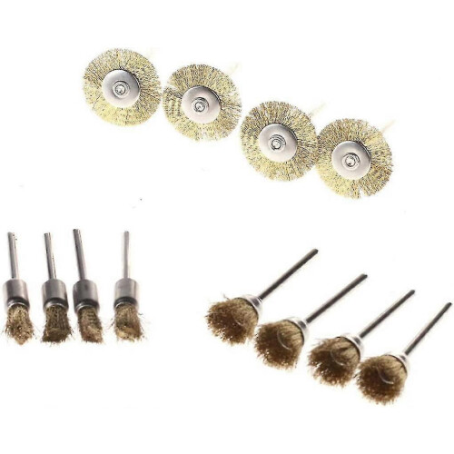 Set di Spazzole per Multi-Utensili, 45 Pezzi con Spazzole Acciaio, Ottone e Nylon 2