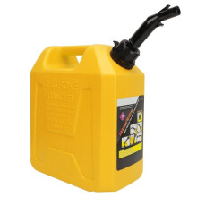 Draagbare benzinekan van 10 liter, geschikt voor auto's, SUV's en campers, stootbestendige en duurzame brandstofcontainer.