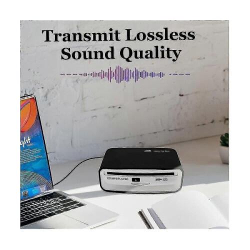 Car CD Player with Enhanced Chipset, Compatible with Various Car Models, USB-Powered External Disc Drive 2
