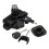 Conjunto de Trava e Fecho de Capô de Plástico ABS Compatível com FORD IT MK7, Preto, Conjunto Completo com 2 Chaves 2