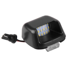 Φως πινακίδας κυκλοφορίας 18 LED συμβατό με Nissan Navara D40 Λευκό φως 6000K 12V