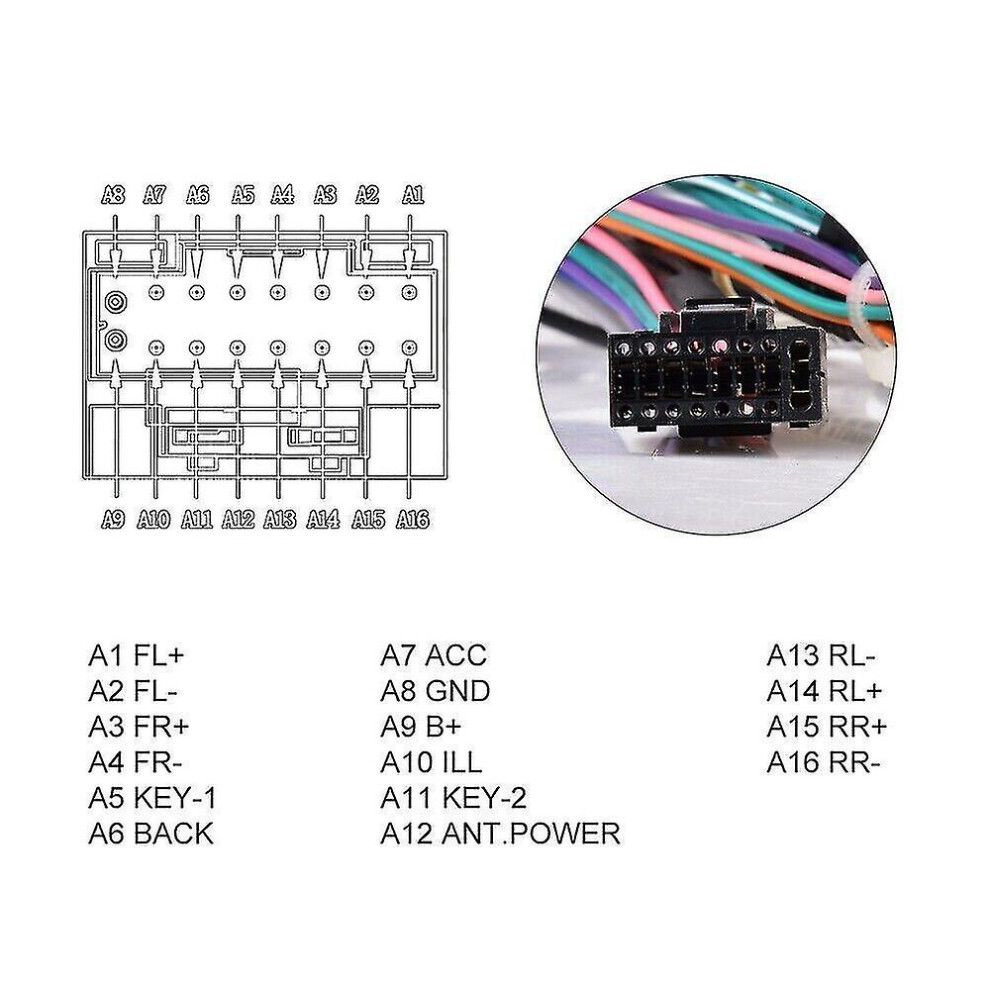 Car Audio Wiring Harness Compatible With Toyota, Retains Steering Wheel Controls Oem Camera, For Jbl Amplifier With 16-Pin Connector 6901508587502