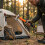 (Orange) Lightweight Carbon Steel Camping Hammer 4