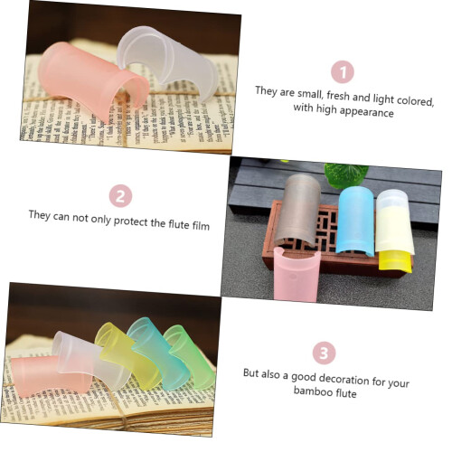 Flute Protective Covers Scratch Resistant ABS Film Lightweight Body Protector for E Flute 15pcs 2