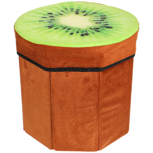 Fruit Opbergkruk Foldable Comfortabele Zitplek Multi Kleuren