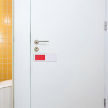 Office Door Sign, Acrylic Occupied and Vacant Indicator for Privacy, Slide Rectangle Sign for Conference Room, Surgery, Restroom