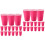 40Pcs Rosy Party 1