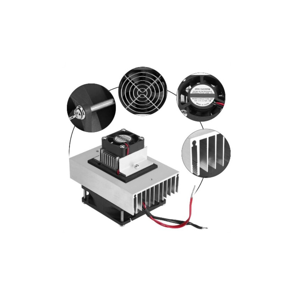 Semiconductor Cooler Conduction Module, 12V Thermoelectric Peltier Refrigeration System 6901508570900