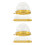 100Pcs Round Clear Dome Boxes Plastic Holders 1