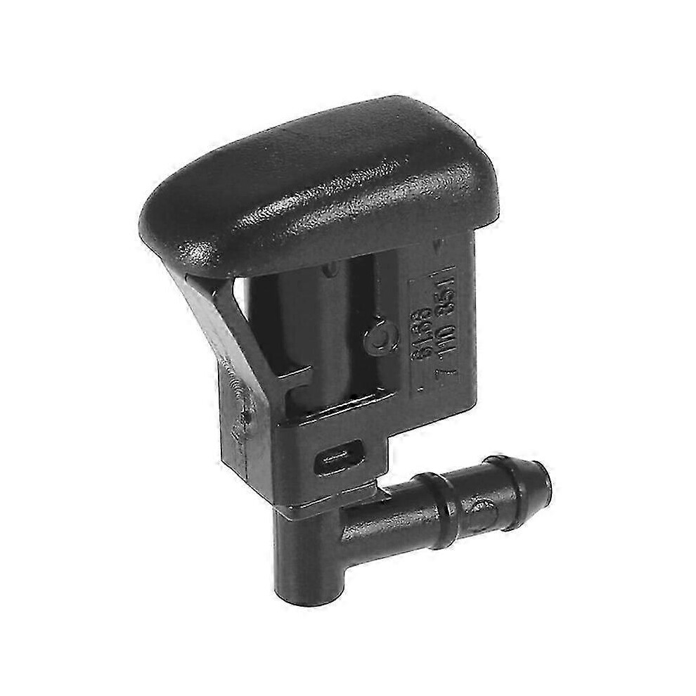 Windscreen Washer Nozzles Compatible With Bmw, Front Replacement Pair, Abs Material Black 6901508460133