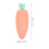 Carrot Design Highlighters, 6-Pack Assorted Colour Ergonomic Marker Pens for Note Taking Study 2