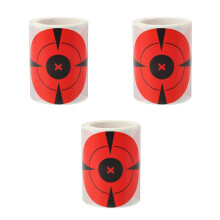 3Rolls Professional ABS Targets Assorted -Adhesive Stickers