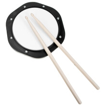 Drum Practice Pad Kit with Drumsticks and Metronome, Silent Practice for Beginners