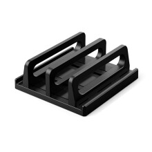 Support Vertical Réglable 4 en 1 pour Ordinateur Portable, Double Emplacement, en Plastique ABS, Antidérapant, pour Tablette, Téléphone, E-Book,