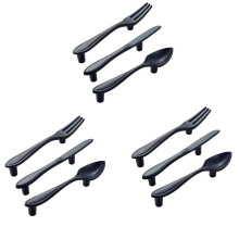Griff Tuer Griff Kochen Hat 9 Griffe - Schwarz