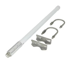 VHF UHF Fiberglass Antenna 144/430MHz SO239 Mobile Radio Base Antenna Omnidirectional Antenna for Ham Radio Transceiver