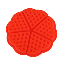 (Heart-shaped) Silicone Waffle Maker, Nonstick Baking Mold, DIY Tool