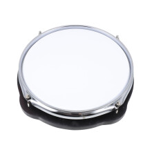 Silent Drum Practice Pad with Mute Cushion, Durable Materials for Beginners, White