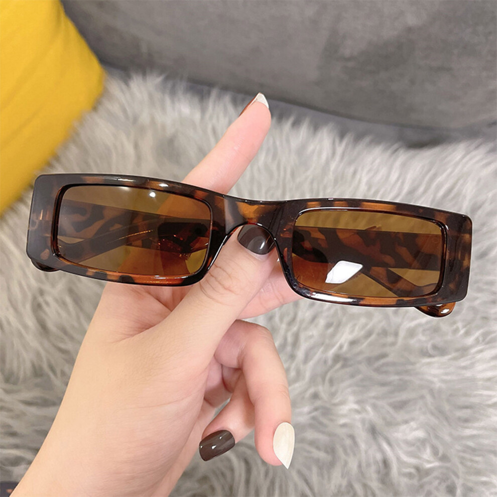 Roc-Electron (Tortoiseshell Frame Tea Slices) Trendy Uv Sunglasses For Beach & Outdoor