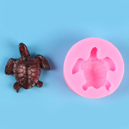 (50-457) 3D Turtle Fondant Mold for Cake Decorating 2