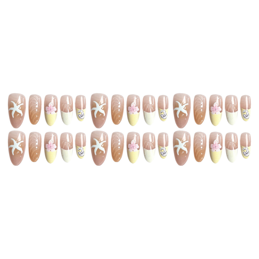 Reach-Tools French Tip Glossy Fake Nails - Easy Application