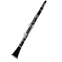 Professional Bb Clarinet Wooden B Flat Instrument with Case for Beginners and Student Exams