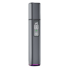 Electric Nose Hair Trimmer Touch Screen Intelligent Digital Display 10000RPM Type-C Fast Charging Trimmer for Nose,A