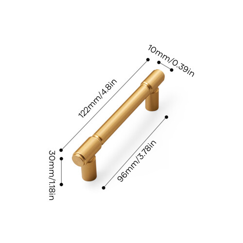 (1pc) Metal Alloy Kitchen Cabinet Handles & Drawer Pulls 2