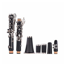 Professional Bb Clarinet 17 Keys with Case Clear Bright Tone Stable Resonance Durable Construction
