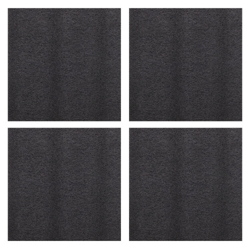 4Pcs Black Foam Sheets Polyethylene Cushioned Packing Blocks